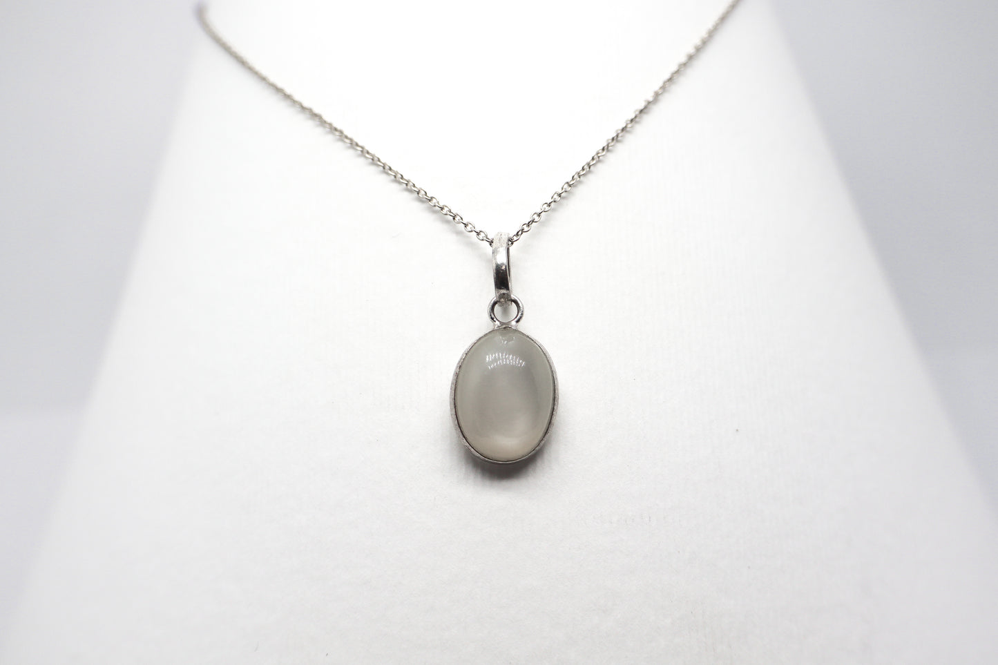 Moonstone Silver Necklace