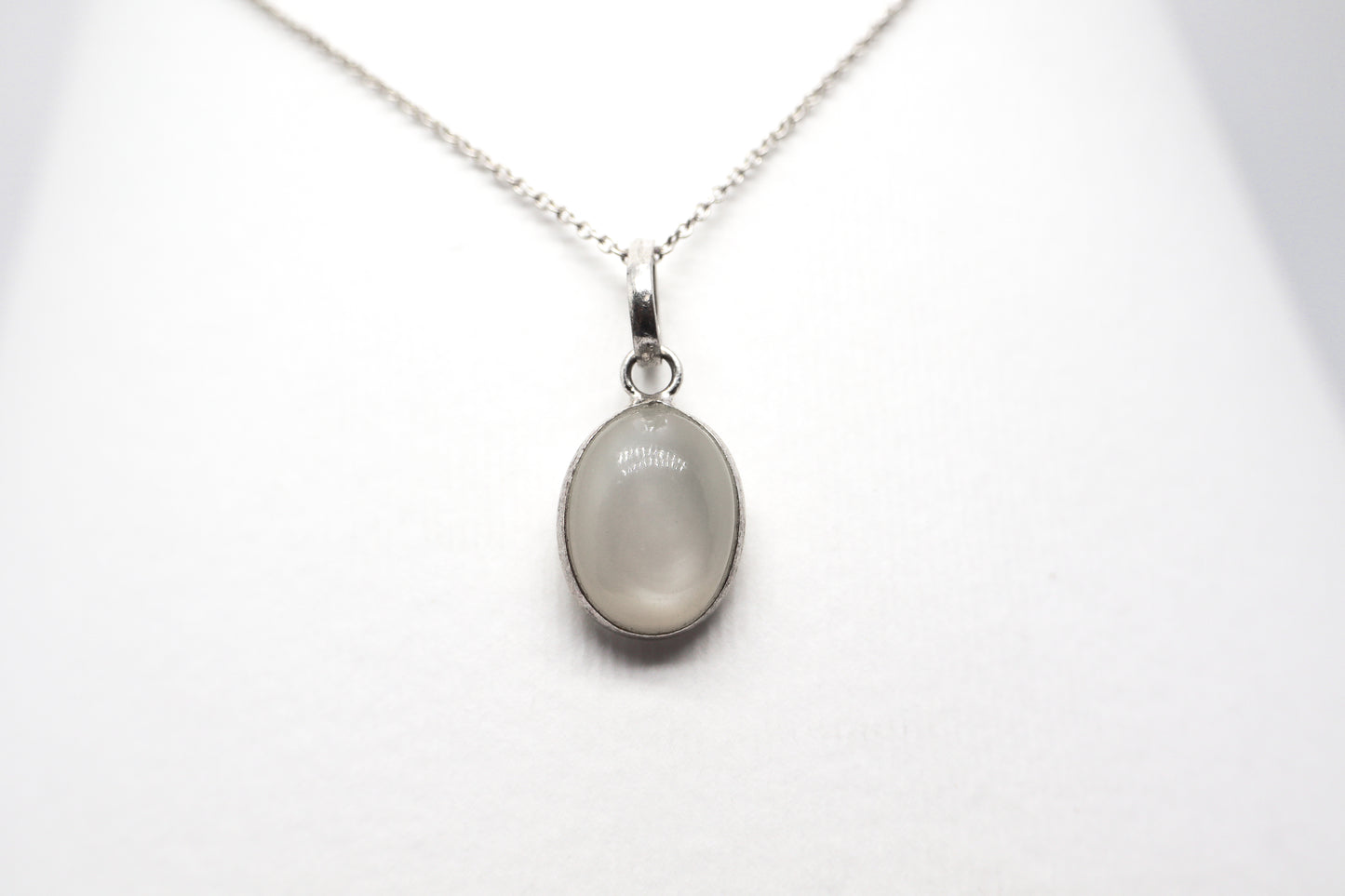 Moonstone Silver Necklace