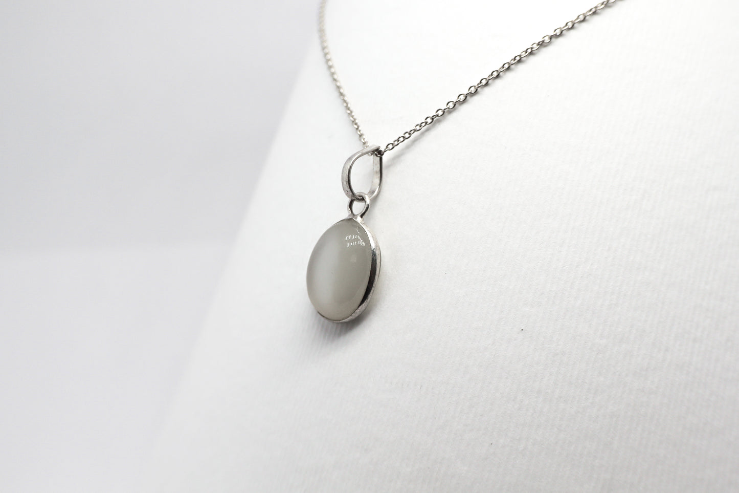 Moonstone Silver Necklace