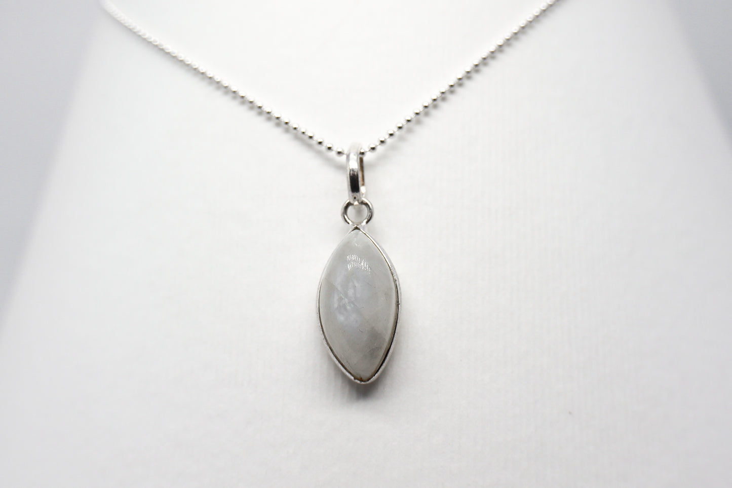 Moonstone Silver Necklace
