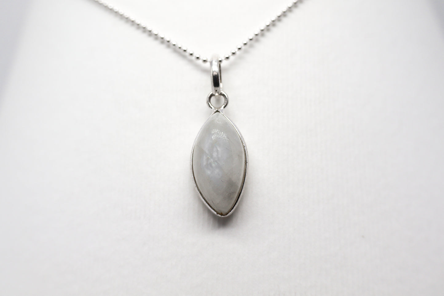 Moonstone Silver Necklace