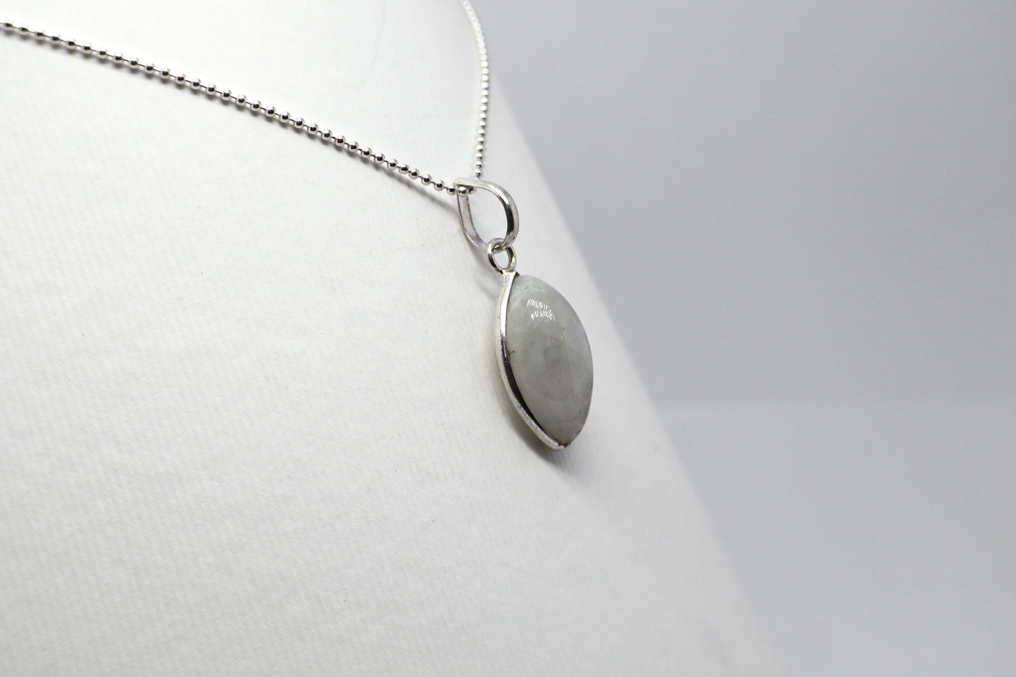 Moonstone Silver Necklace