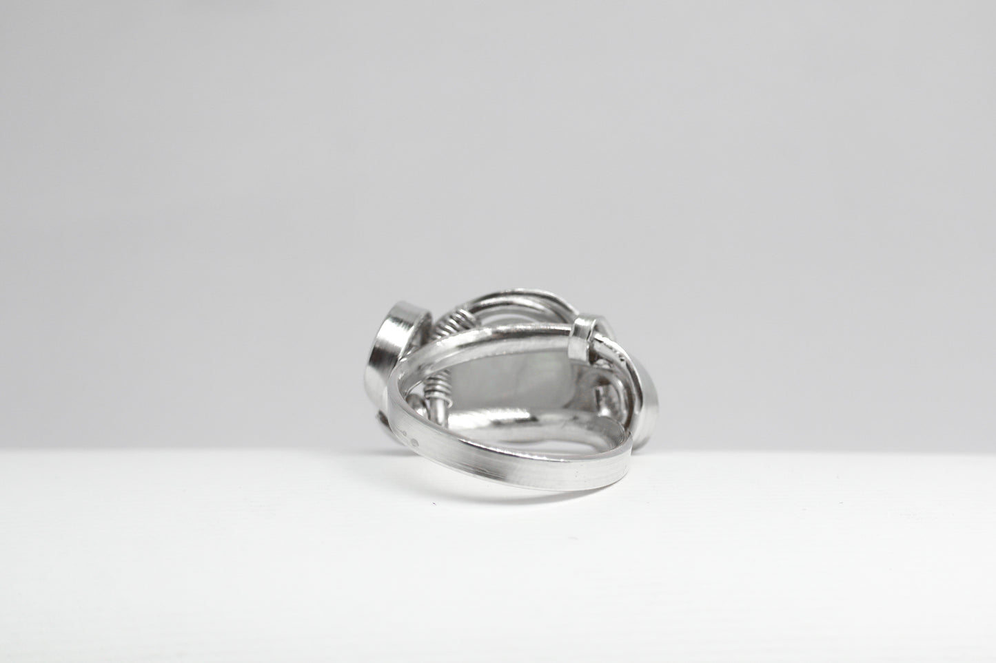 Gala Moonstone Solid Sterling Silver Ring