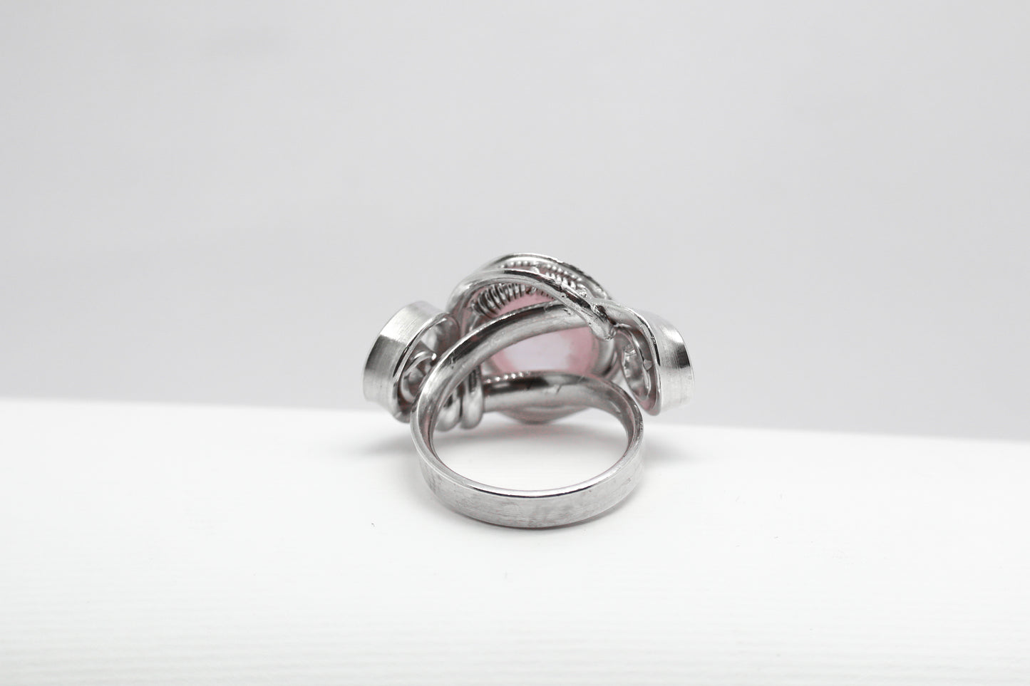 Gala Rose Quartz Solid Sterling Silver Ring