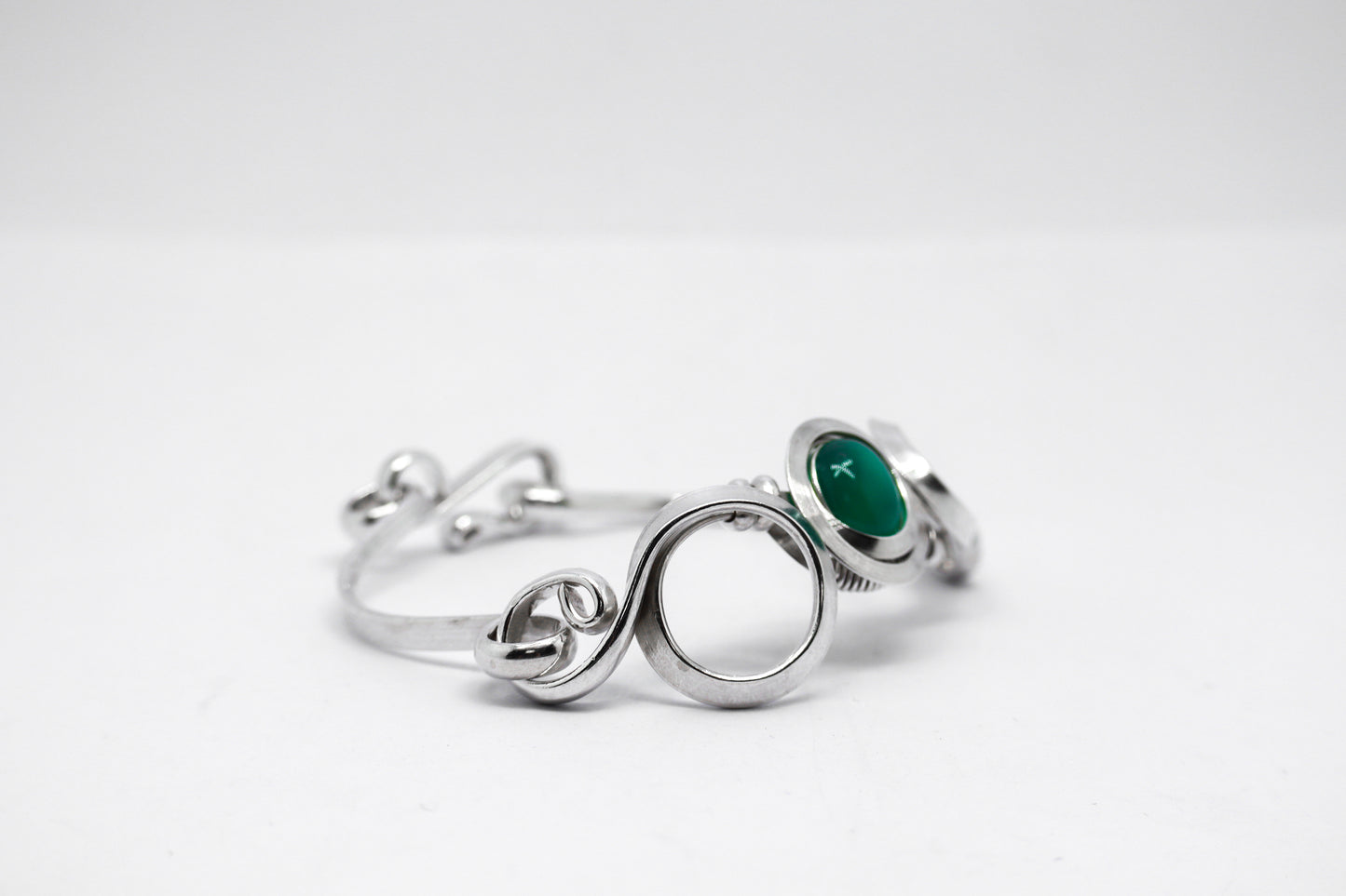Gala Green Aventurine Sterling Silver Bracelet