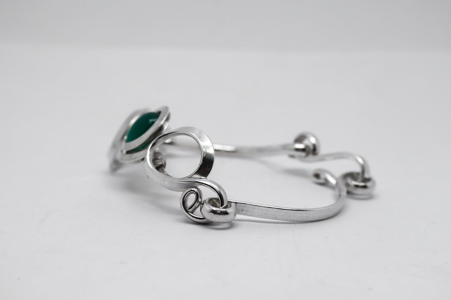 Gala Green Aventurine Sterling Silver Bracelet