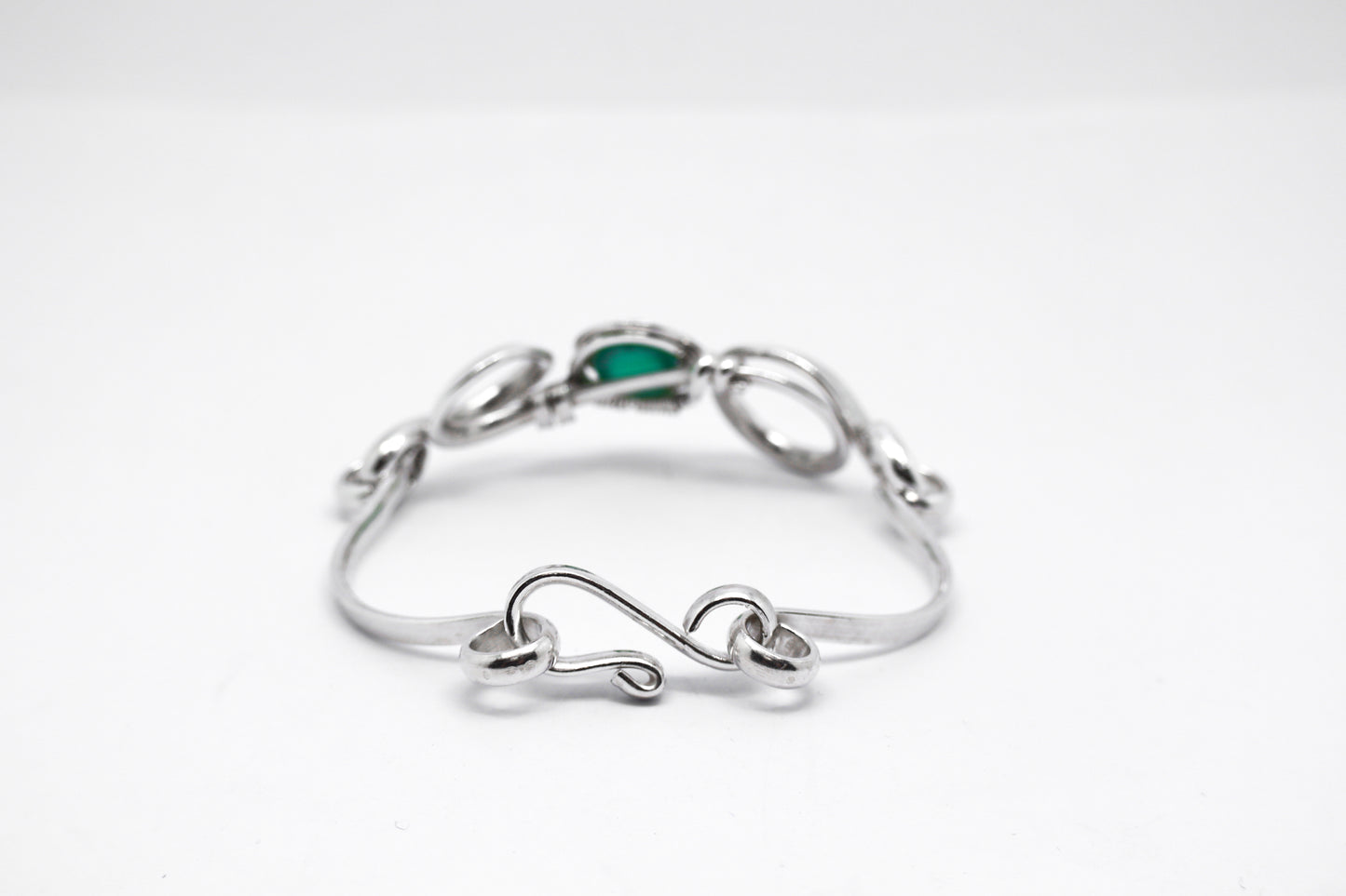 Gala Green Aventurine Sterling Silver Bracelet