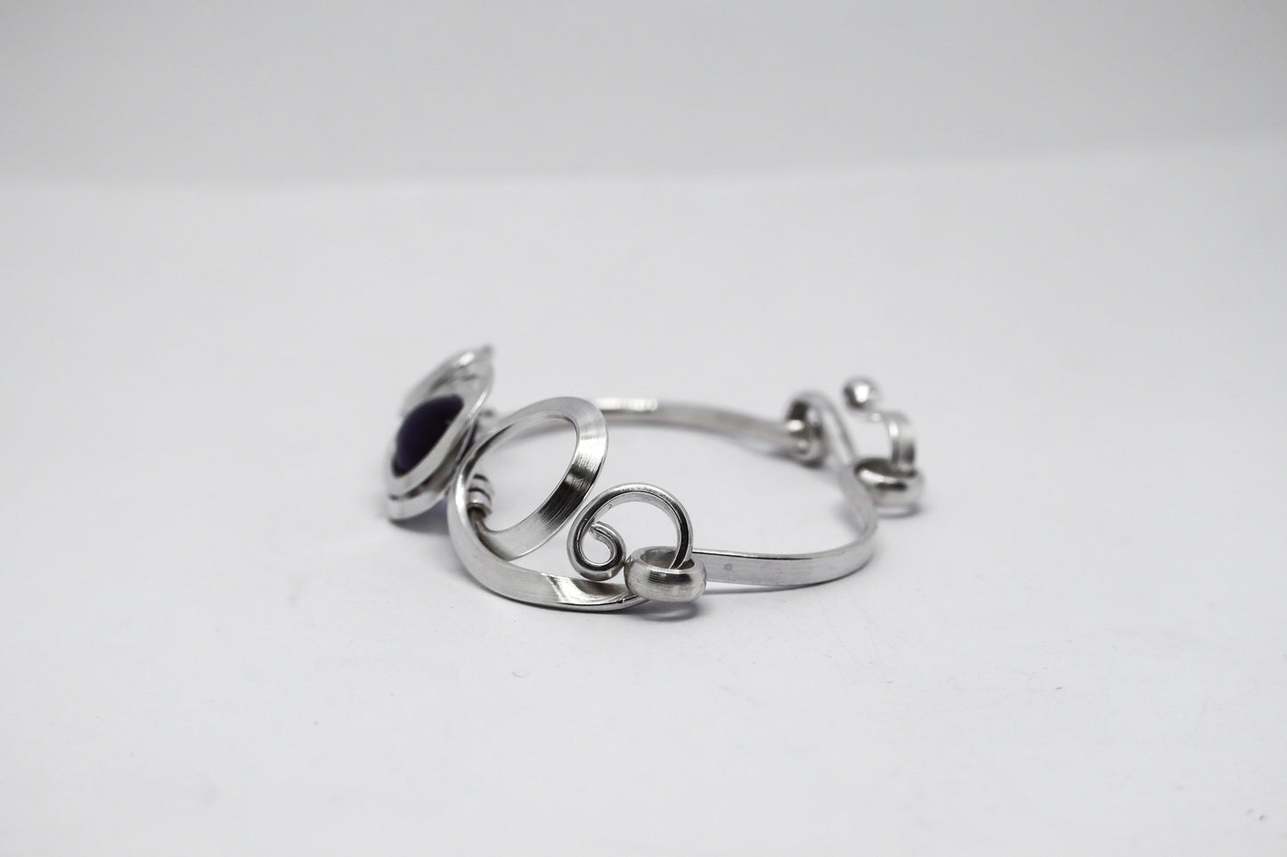 Gala Amethyst Sterling Silver Bracelet