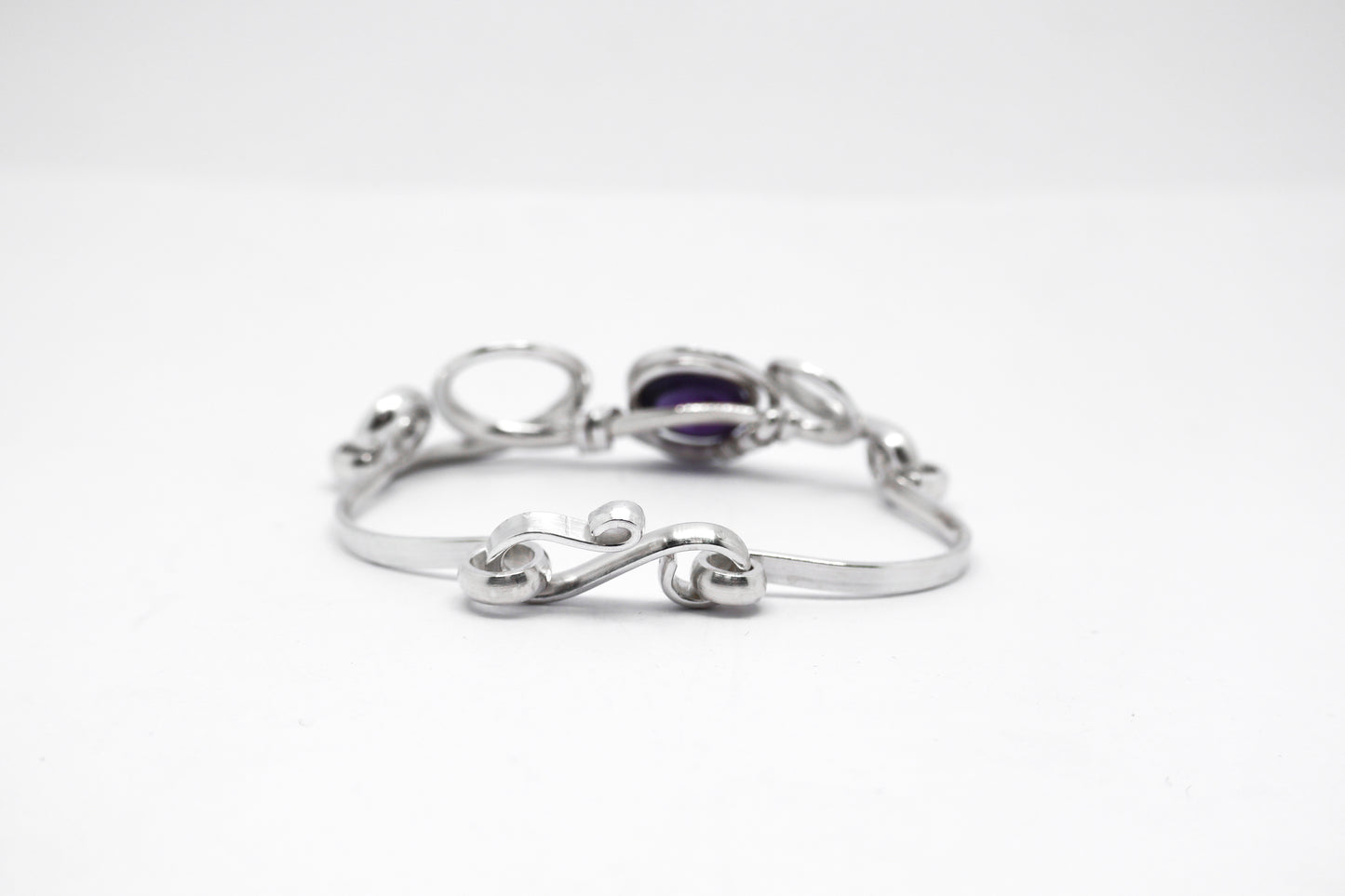 Gala Amethyst Sterling Silver Bracelet
