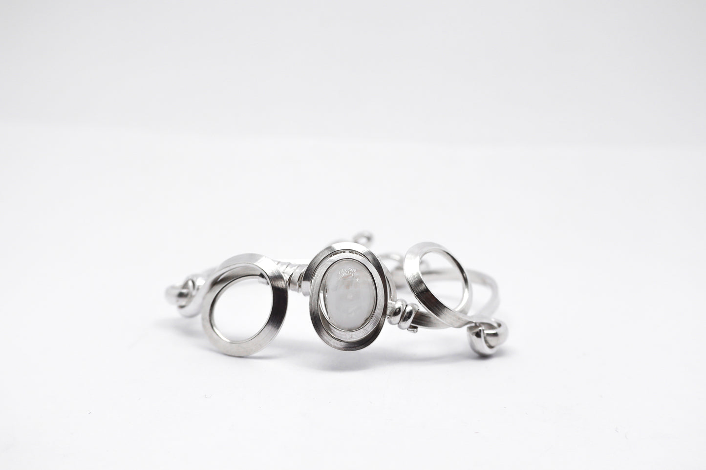 Gala Moonstone Sterling Silver Bracelet