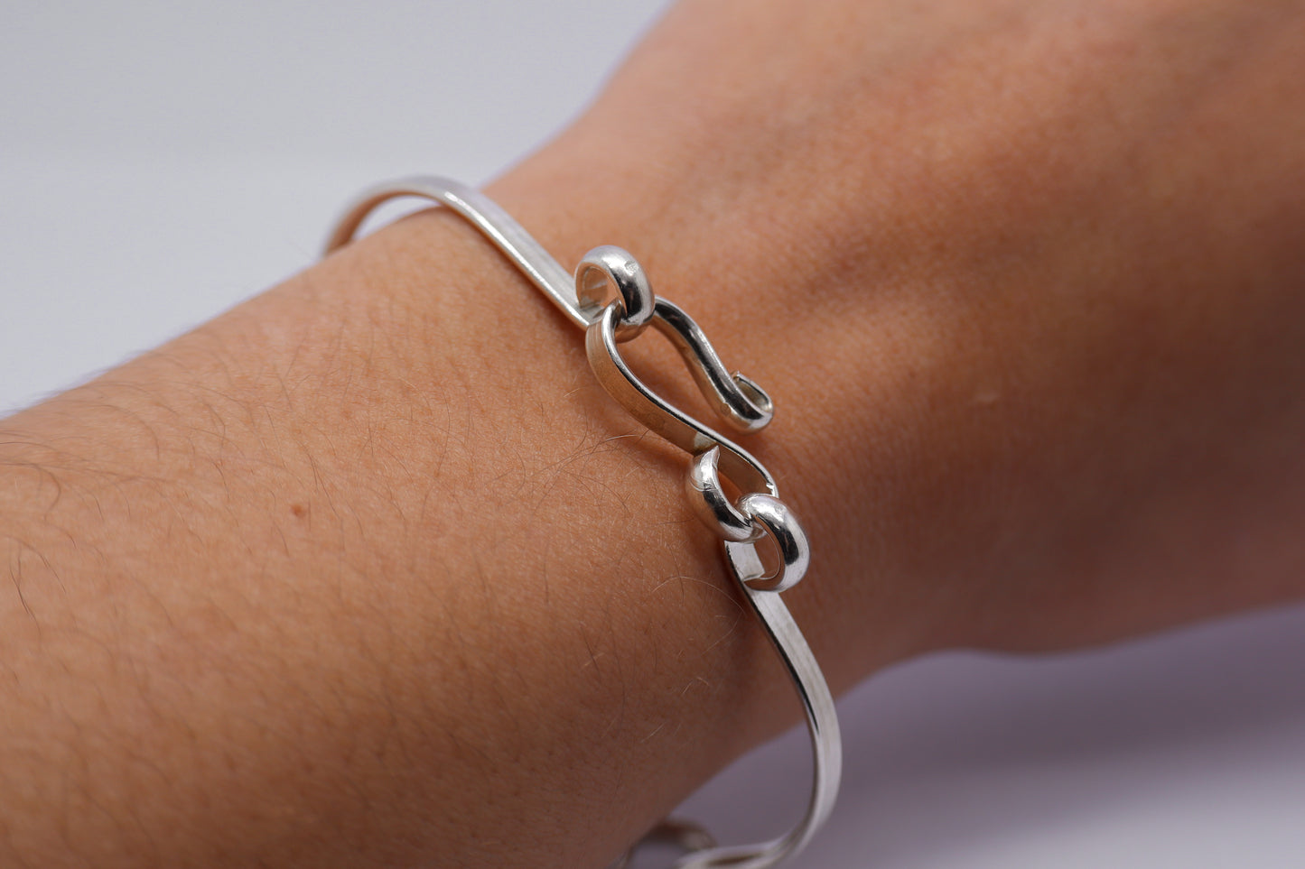 Gala Aqua Chalcedony Sterling Silver Bracelet