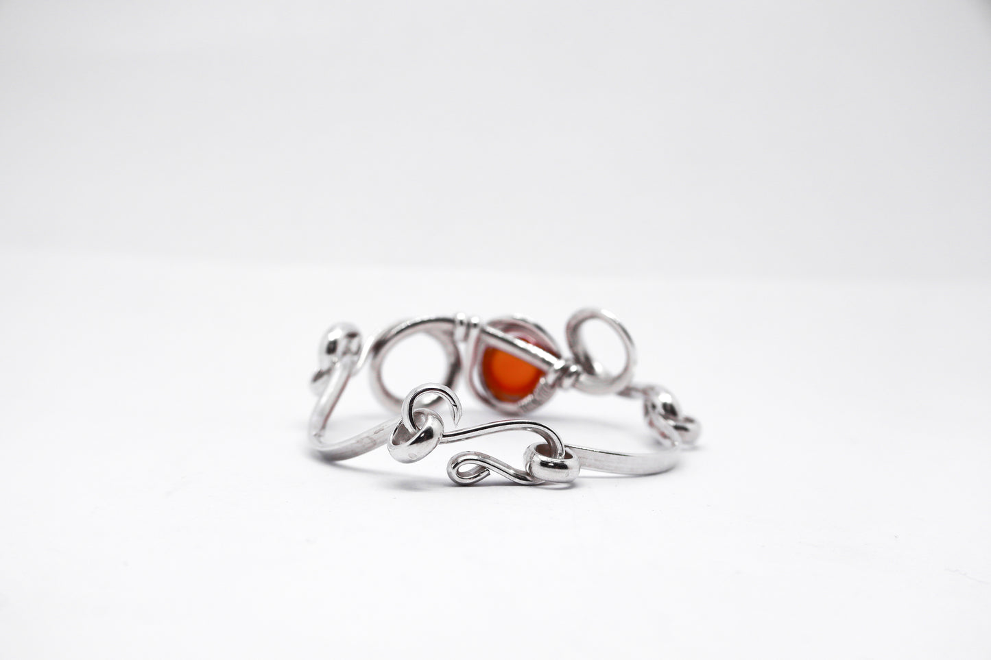 Gala Cornelian Sterling Silver Bracelet