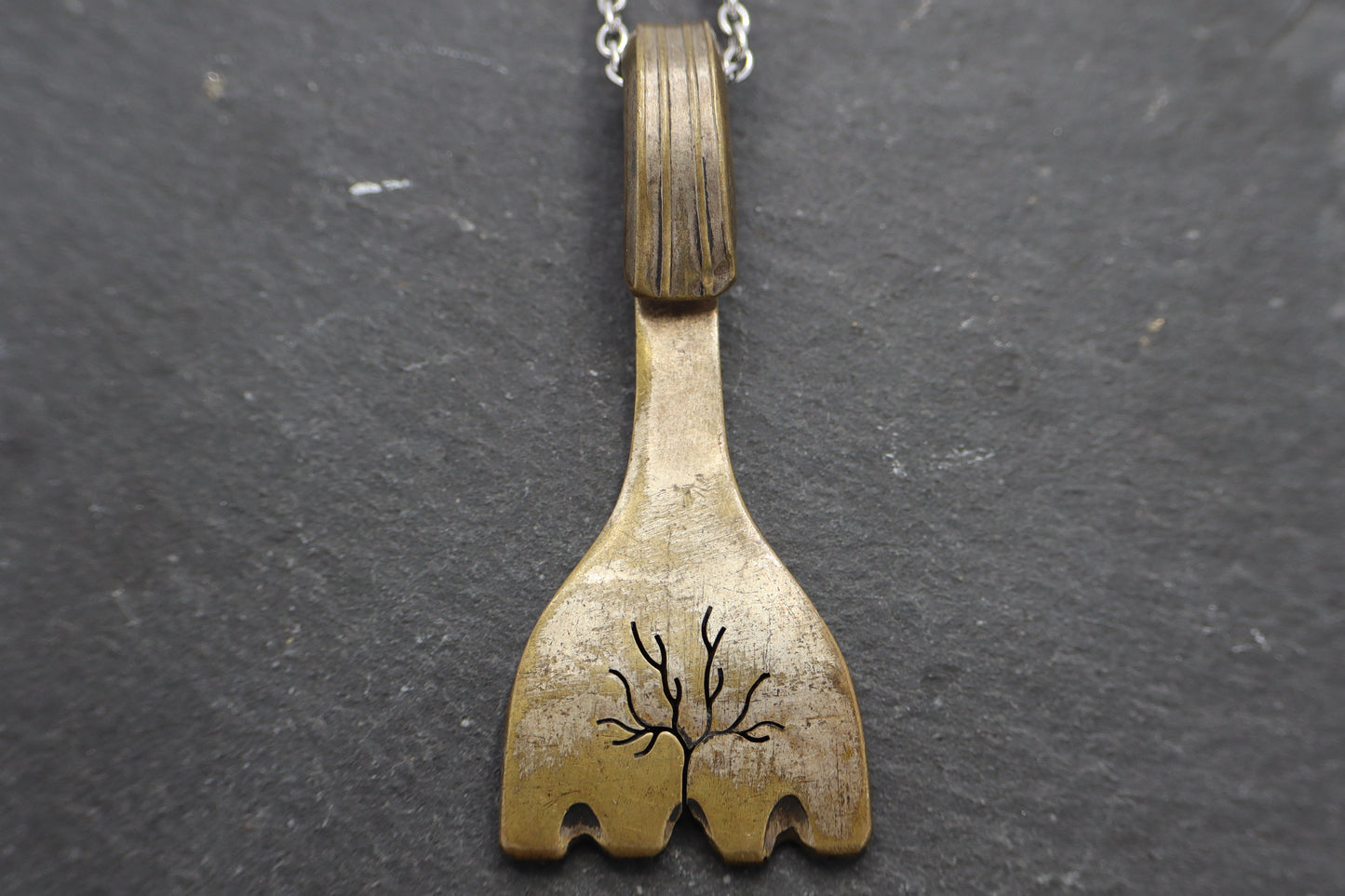Fork Necklace Recycled