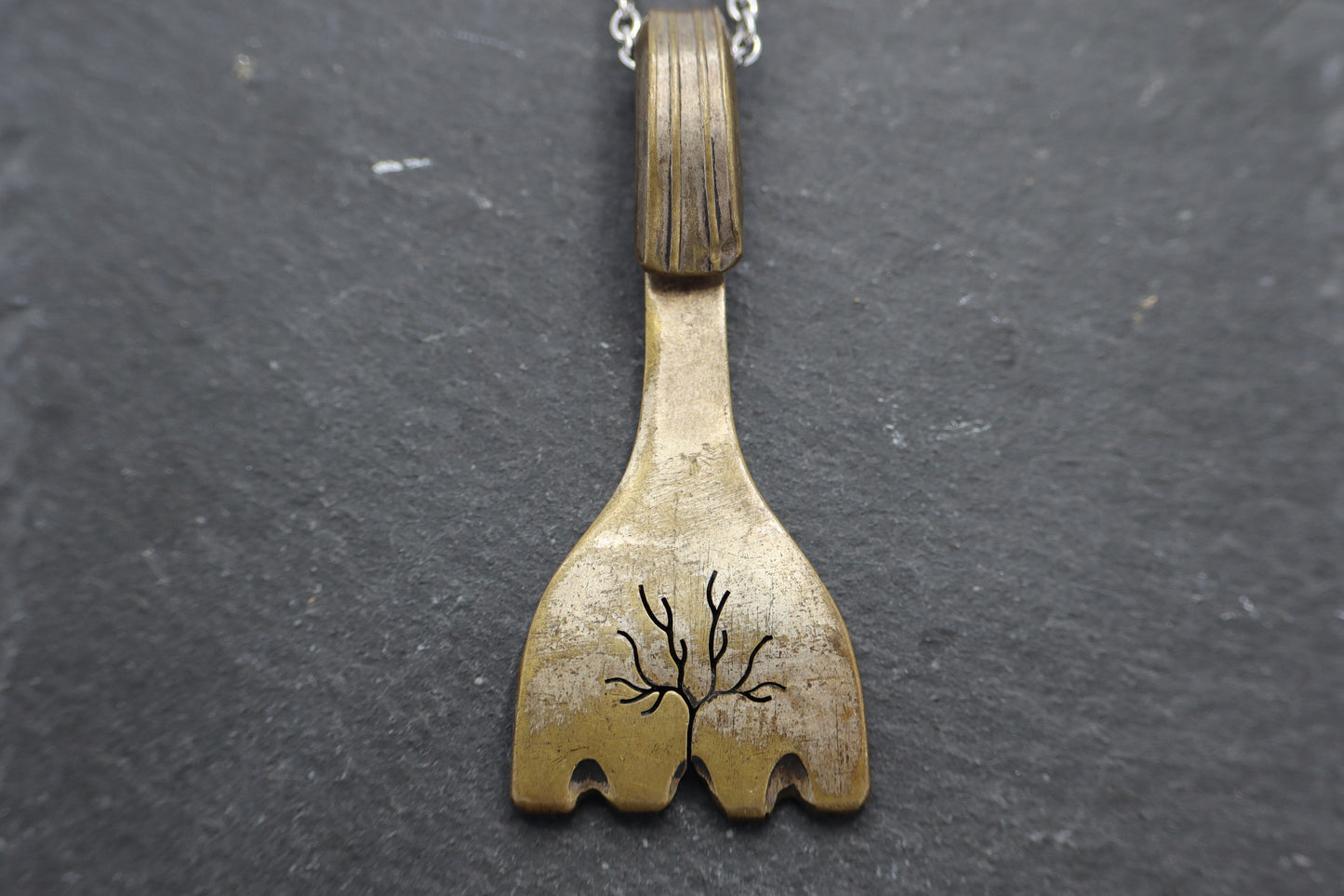 Fork Necklace Recycled