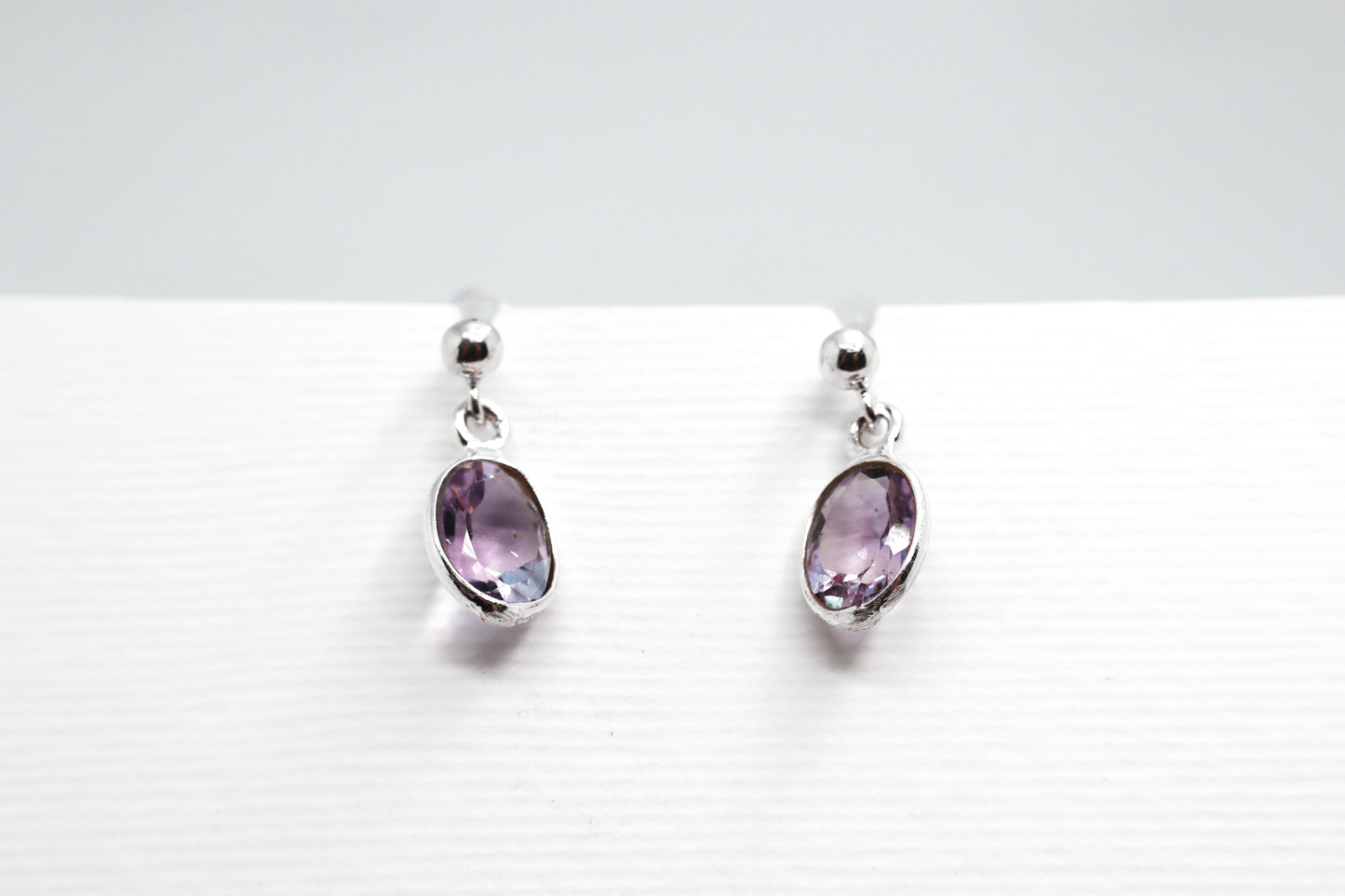Amethyst Sterling Silver Earring