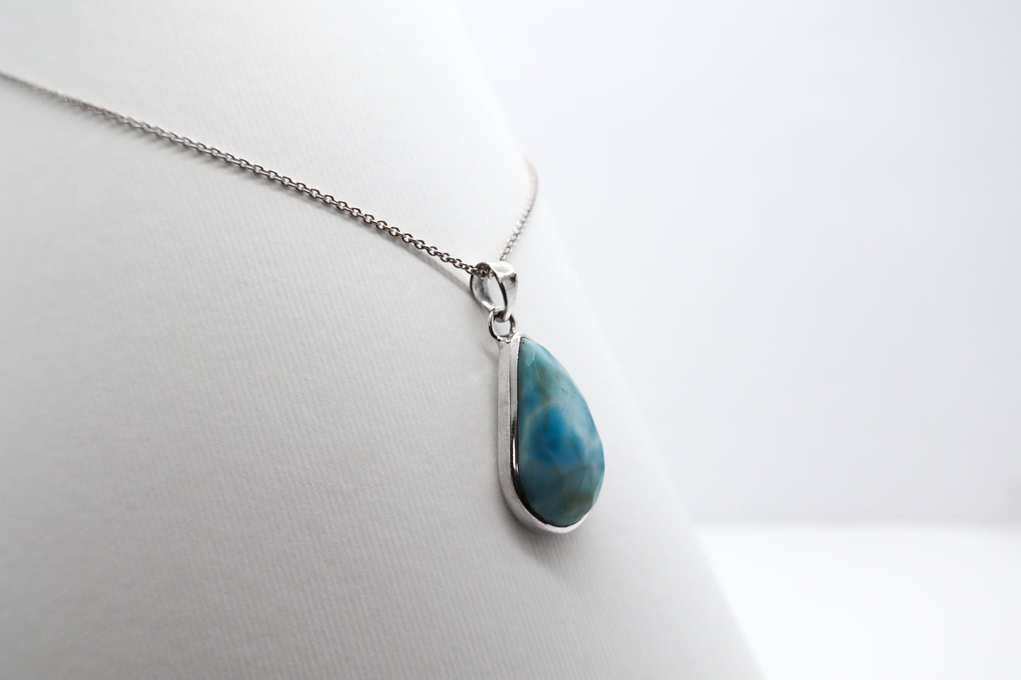 Larimar Silver Necklace
