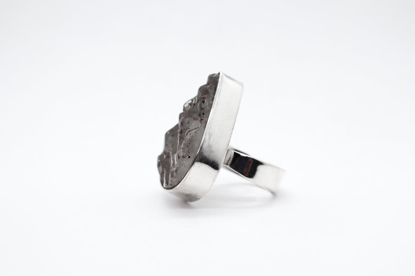 Crystal Quartz Sterling Silver Ring