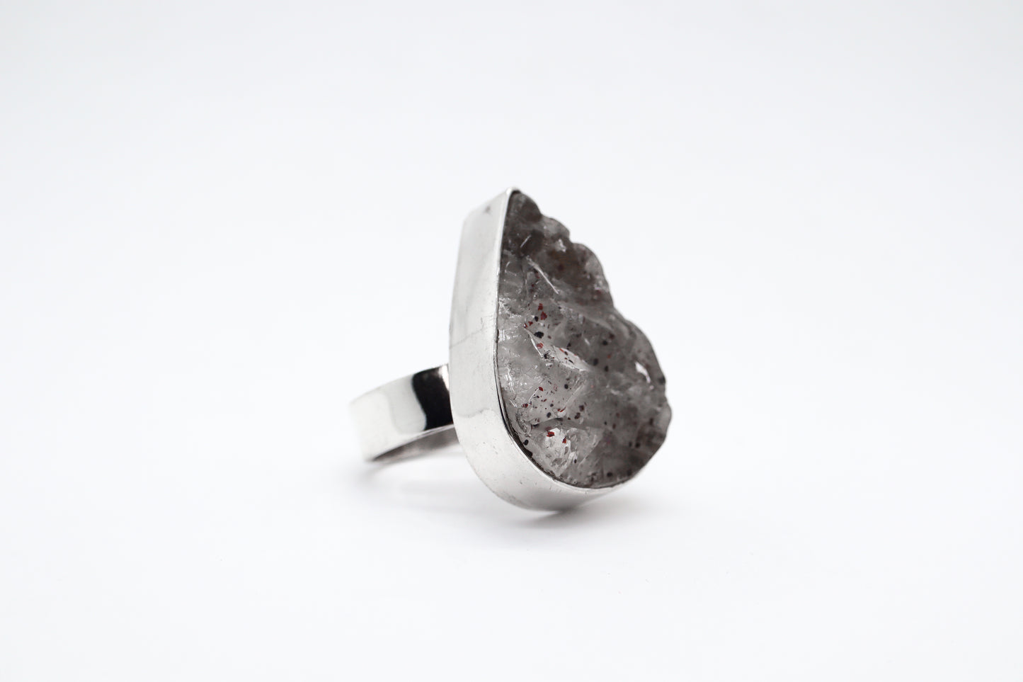 Crystal Quartz Sterling Silver Ring