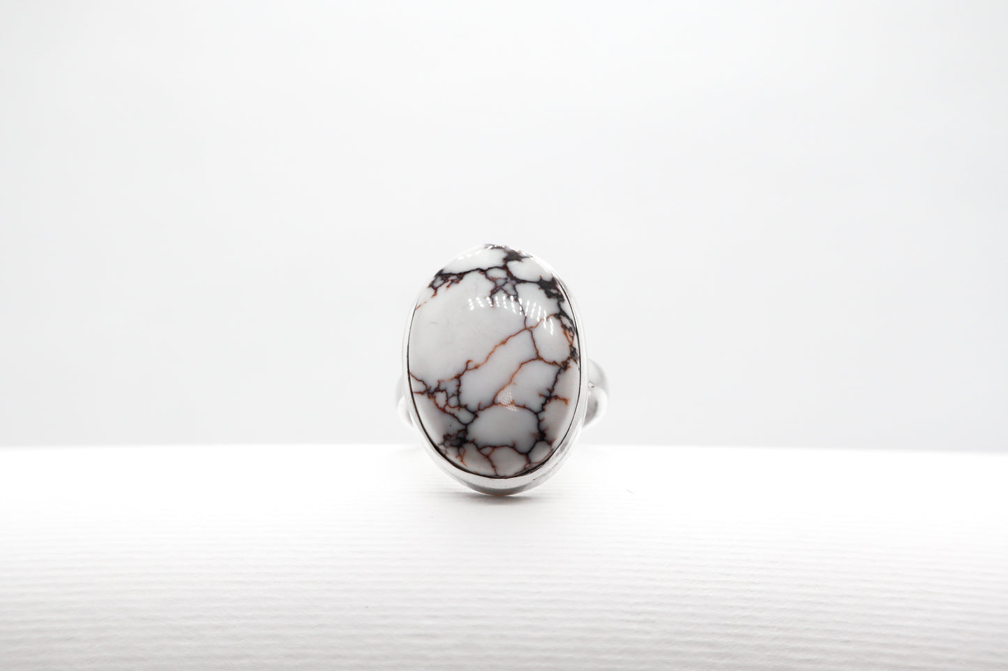 Wild Horse Magnesite Sterling Silver Ring
