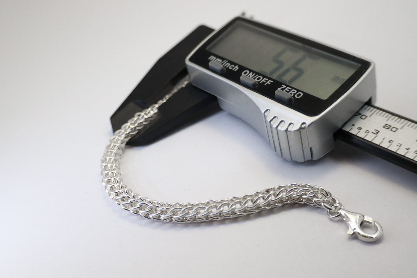 Medium Gauge - Full Persian Chainmail Bracelet – Solid 925 Sterling Silver