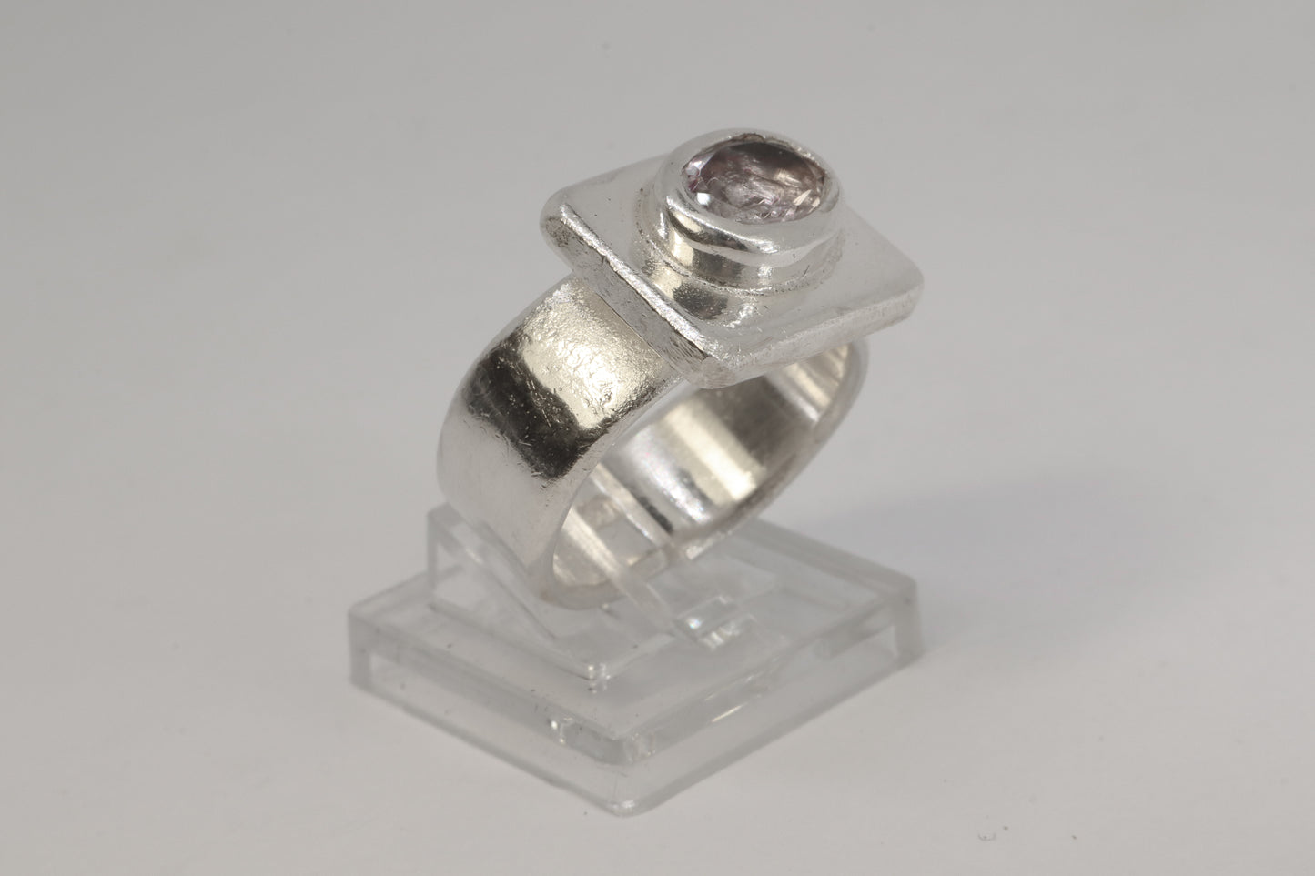 Cosmic Clear Amethys Ring 9.99 Silver