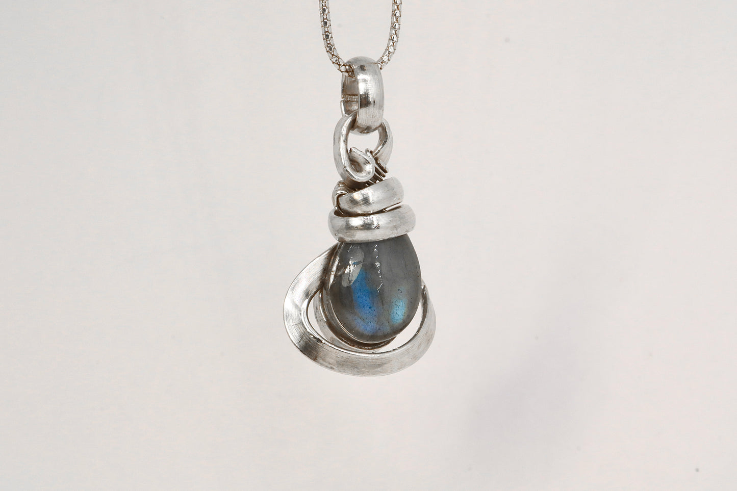 Labradorite Sterling Silver Necklace
