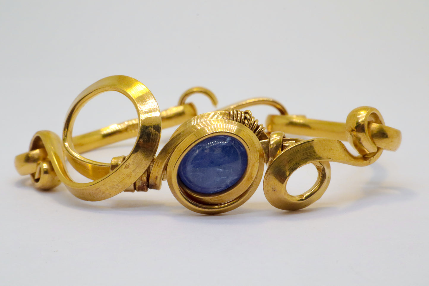 Gala Tanzanite Gold Plated Sterling Silver Bracelet