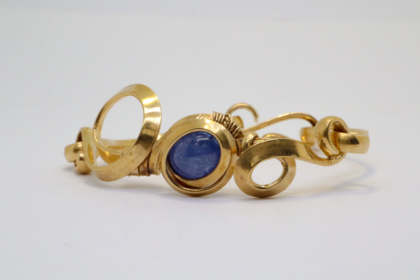 Gala Tanzanite Gold Plated Sterling Silver Bracelet