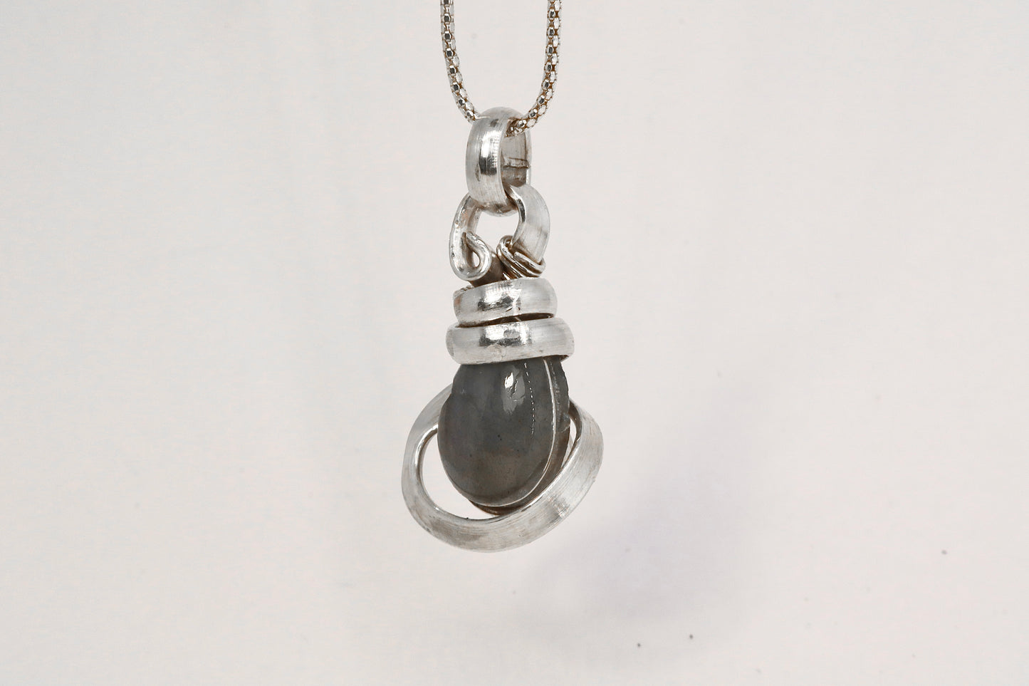 Labradorite Sterling Silver Necklace