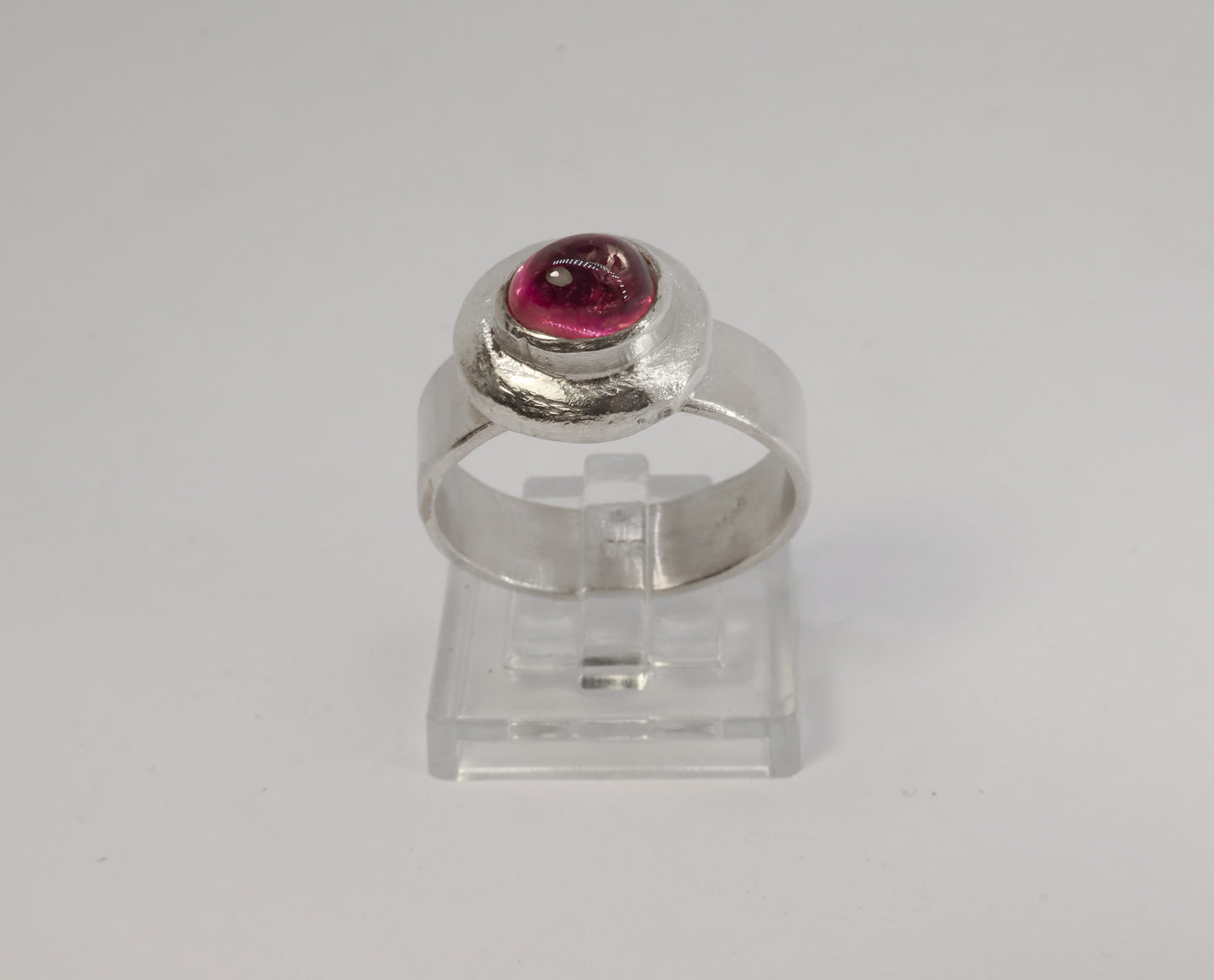 Cosmic Pink Tourmaline Ring 9.99 Silver