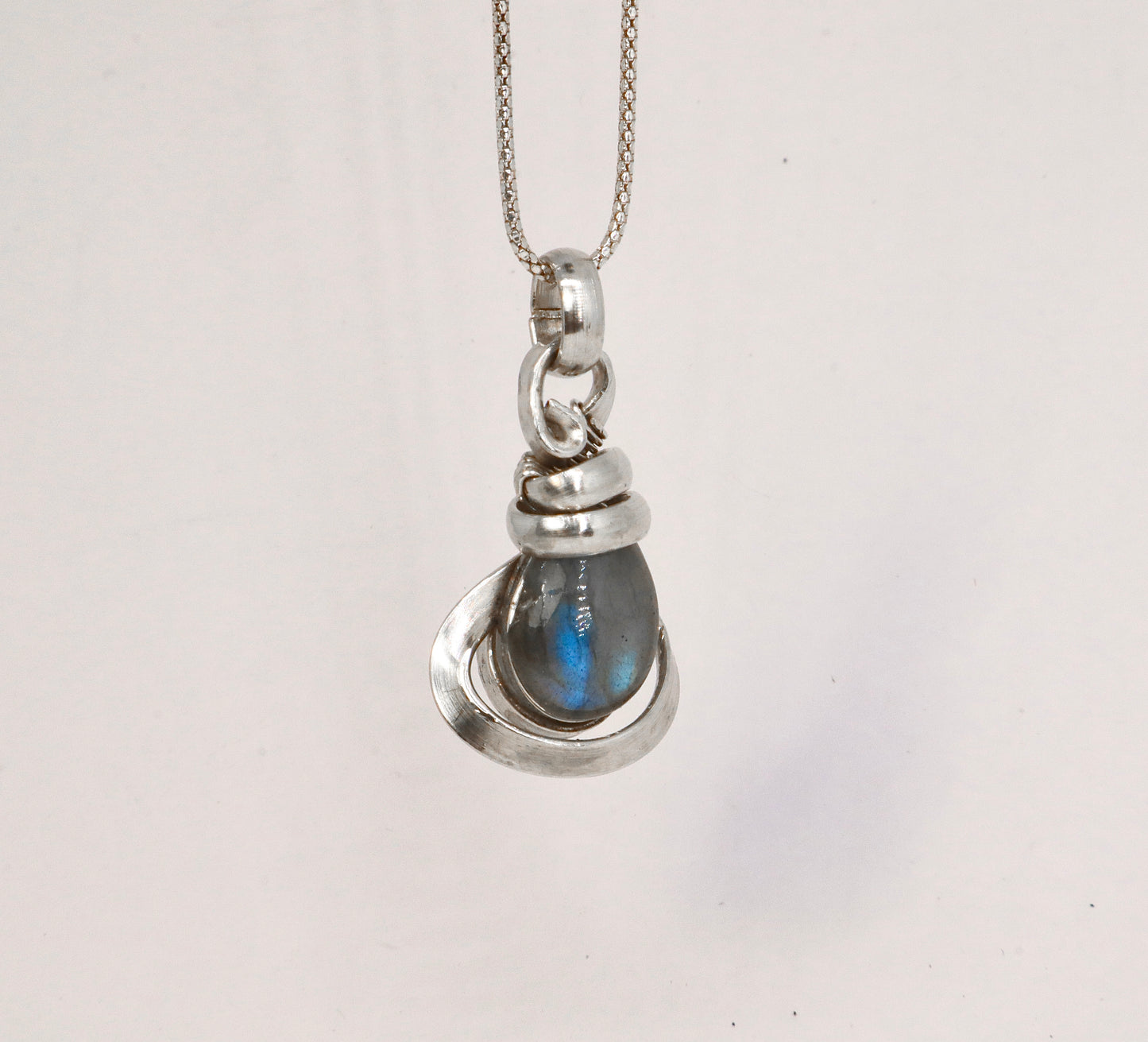 Labradorite Sterling Silver Necklace