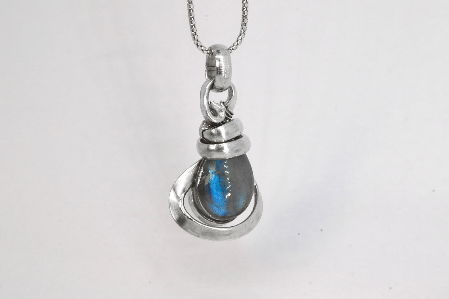 Labradorite Sterling Silver Necklace