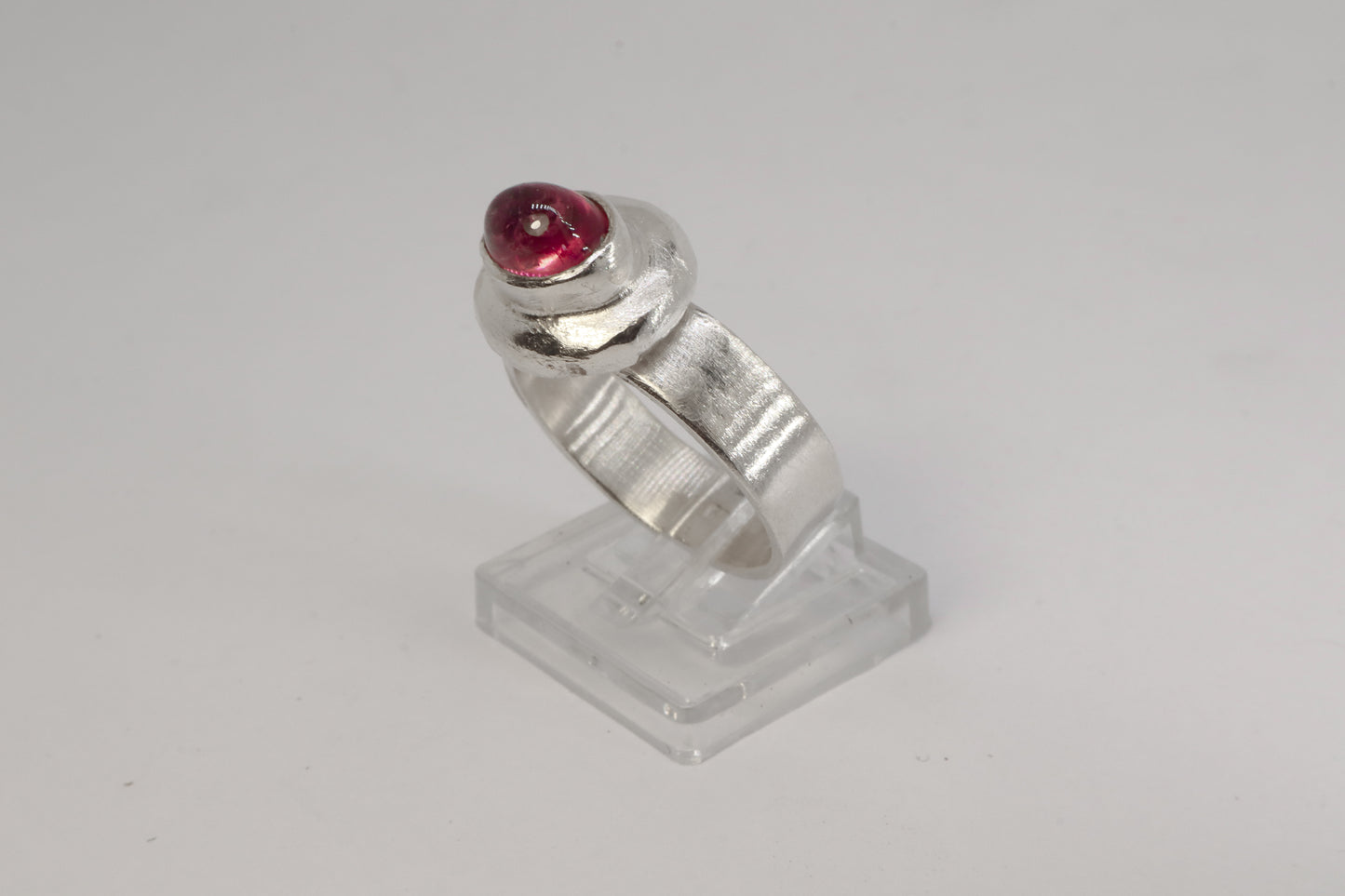 Cosmic Pink Tourmaline Ring 9.99 Silver