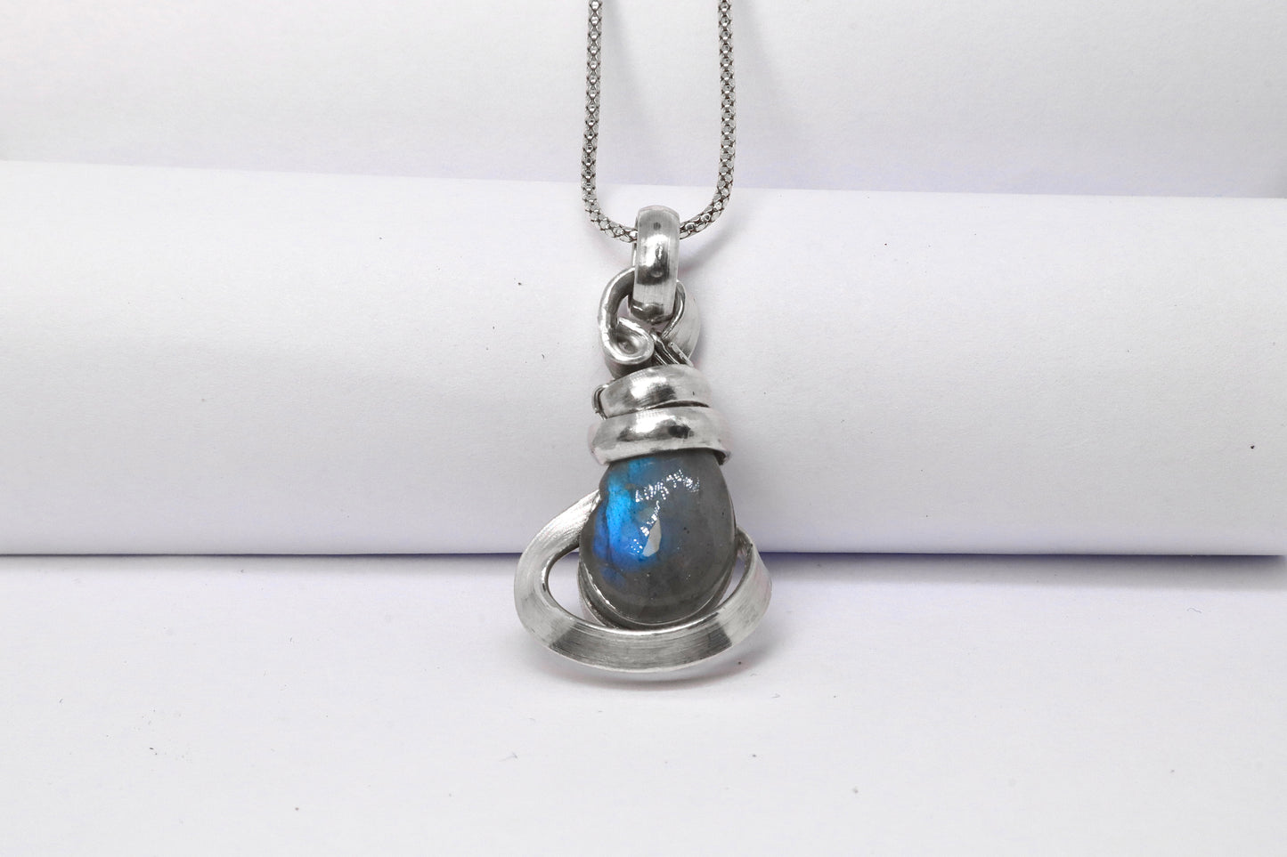 Labradorite Sterling Silver Necklace
