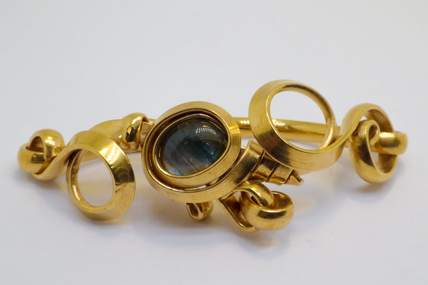 Gala Labradorite Gold Plated Sterling Silver Bracelet