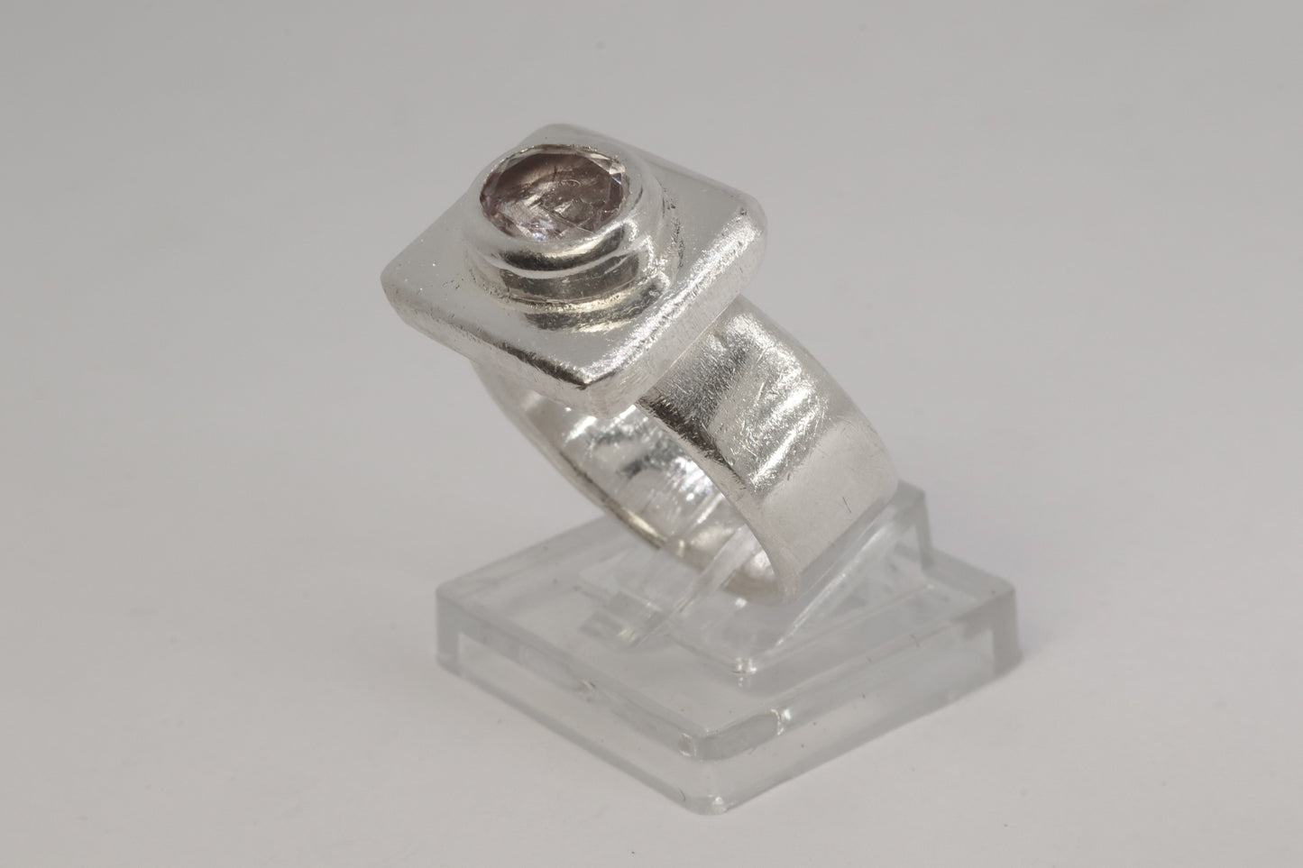 Cosmic Clear Amethys Ring 9.99 Silver