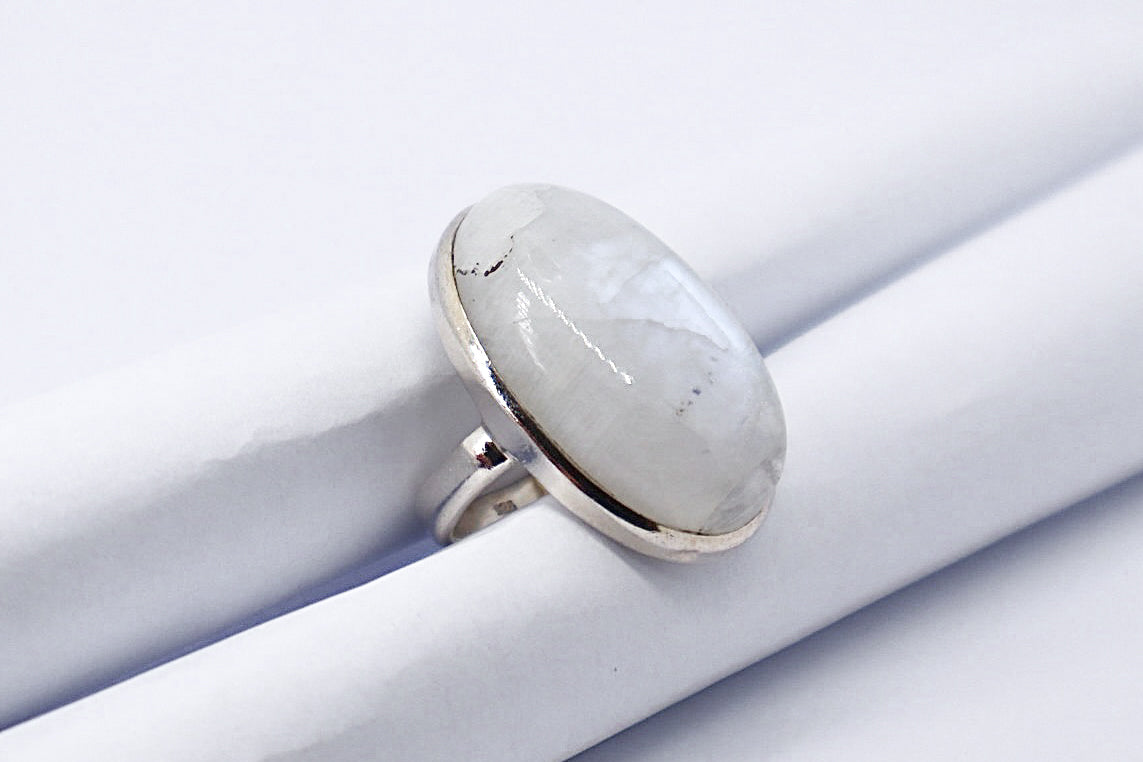 Moonstone Sterling Silver Ring