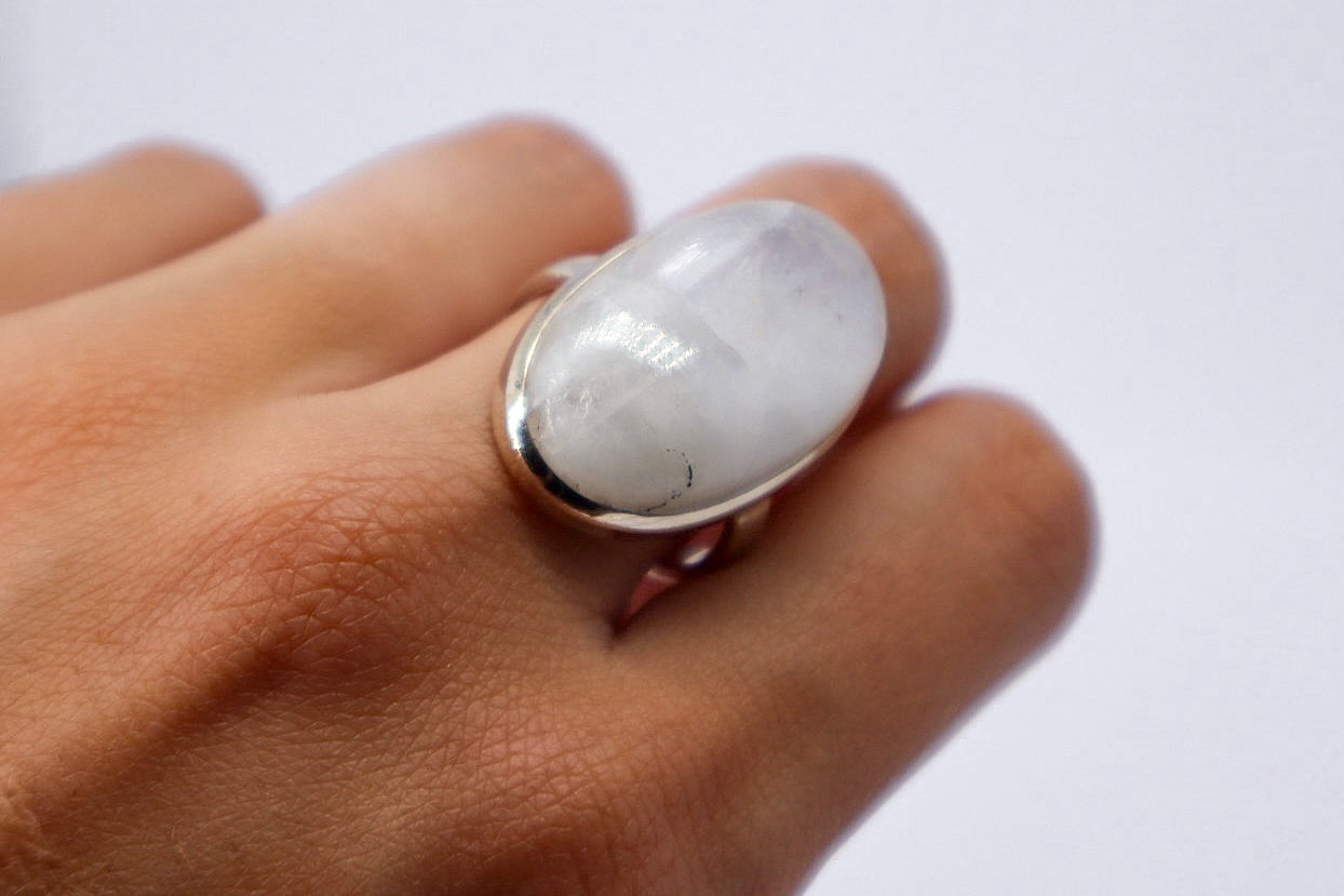 Moonstone Sterling Silver Ring