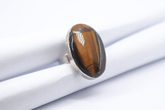 Tiger eye Sterling Silver Ring