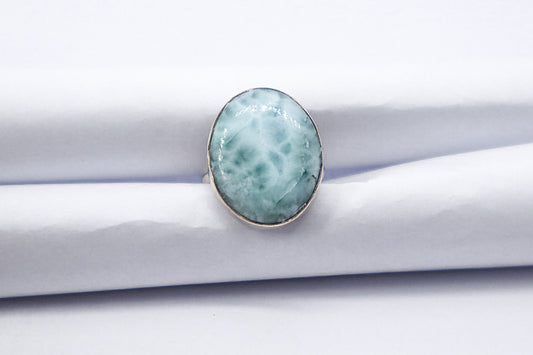 Larimar Sterling Silver Ring