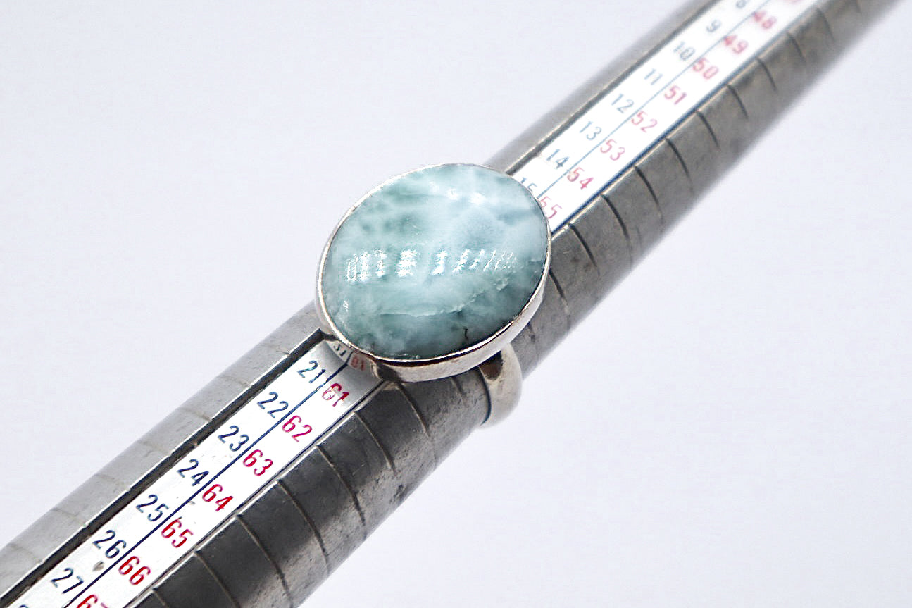 Larimar Sterling Silver Ring