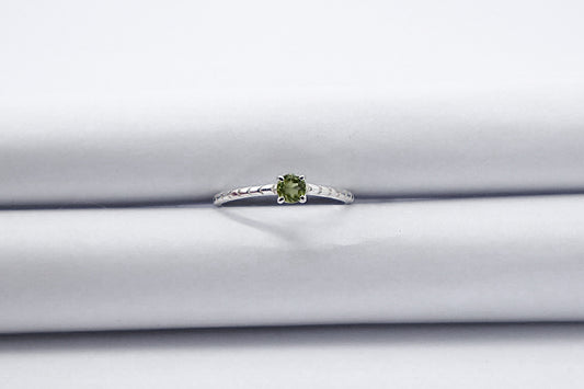 Peridot Sterling Silver Ring