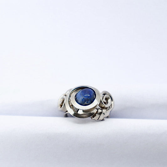 Gala Lapis Lazuli Solid Sterling Silver Ring