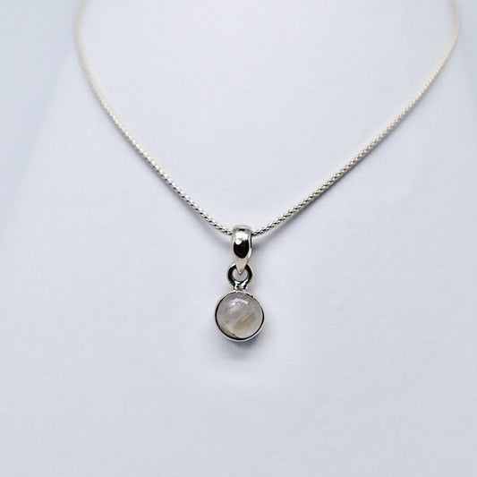 Silver Moonstone Necklace