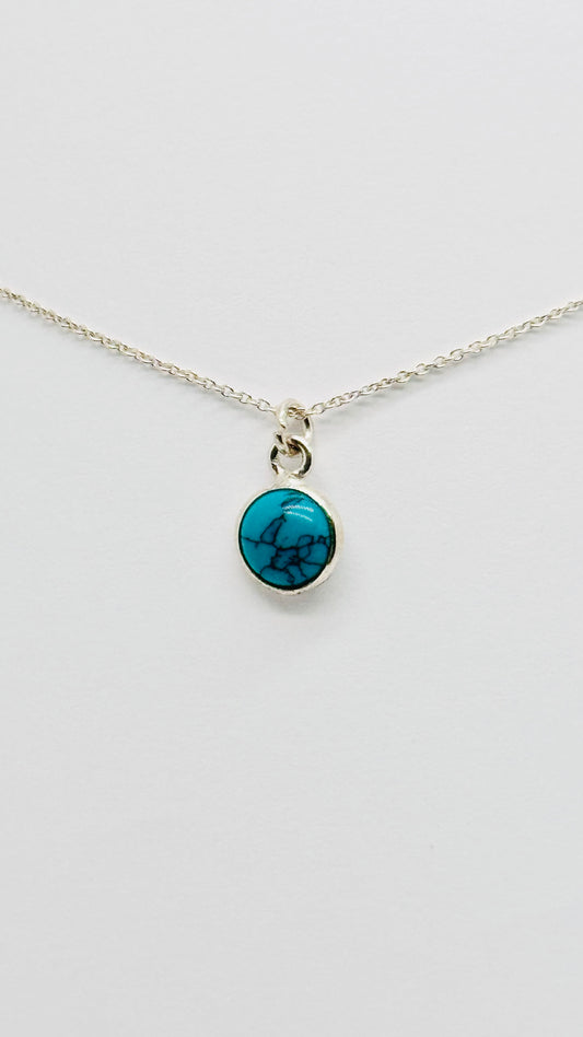 Silver Turquoise Necklace