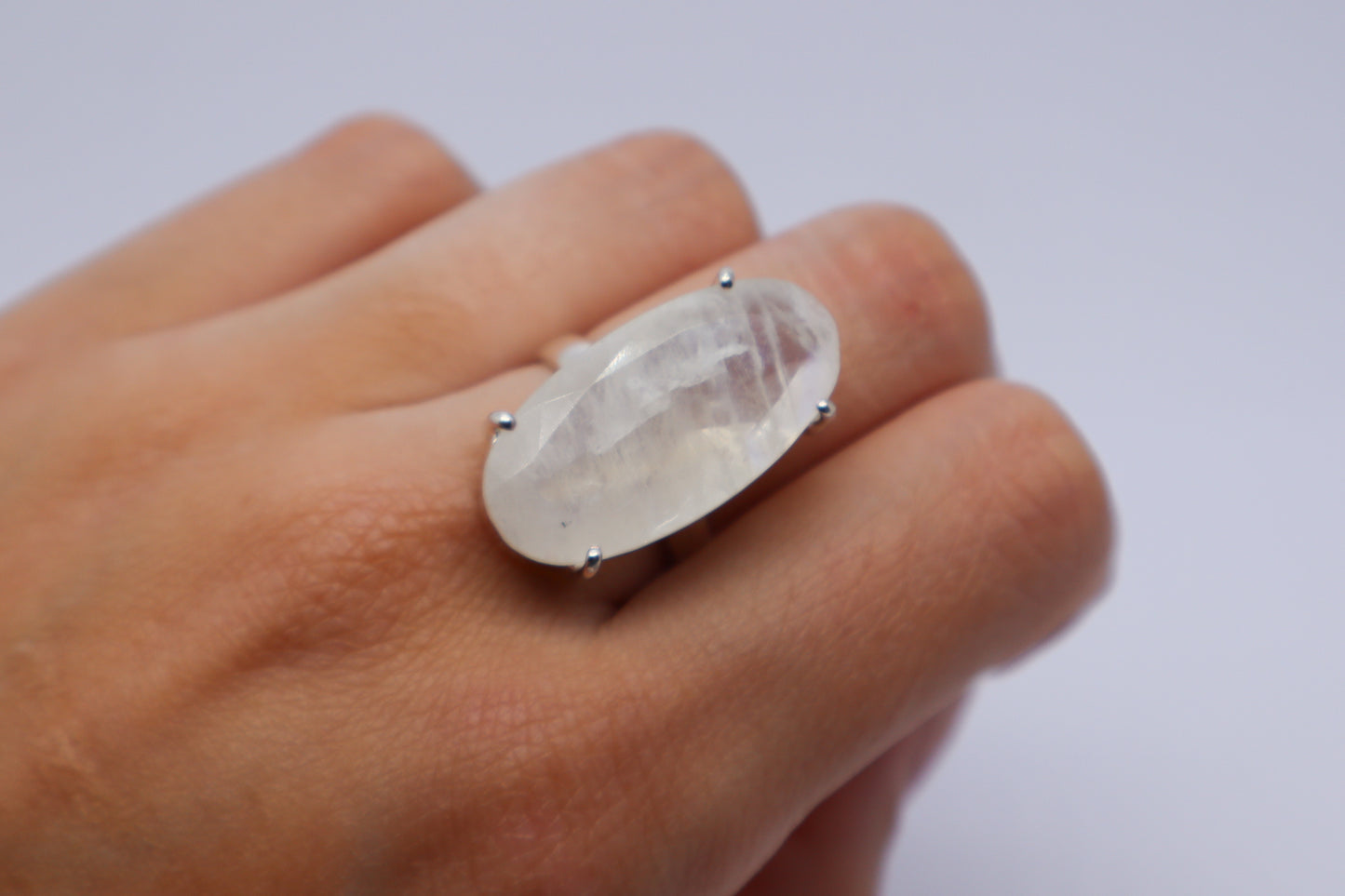 Moonstone Sterling Silver Ring