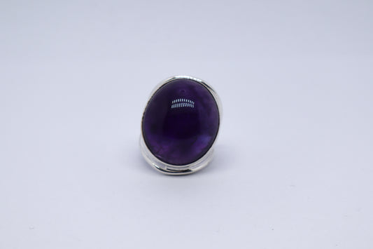 Amethyst Sterling Silver Ring