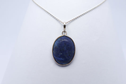 Lapis Lazuli Silver Necklace