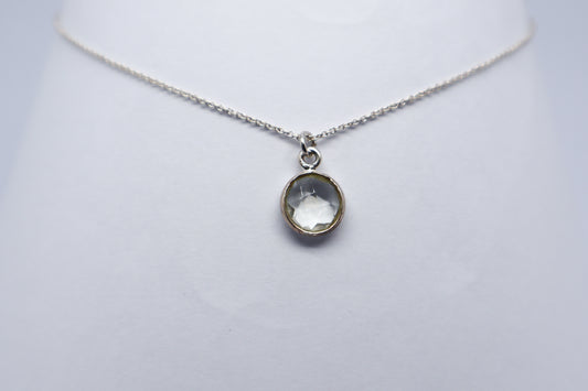 Topaz Silver Necklace