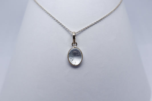 Crystal Quartz Silver Necklace